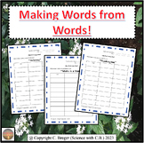 Make Words from a Word! (Words Related to United States)