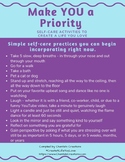 It's Time to Make YOU a Priority: A FREEBIE on Self-Care