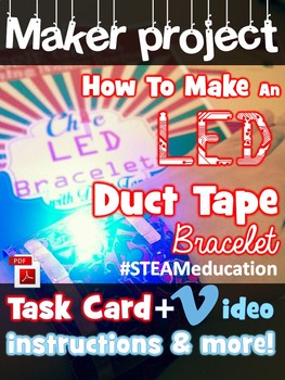Preview of Makerspace Project: LED DUCT TAPE Bracelet - Wearable Electronics