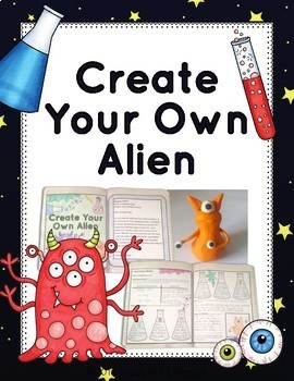 Preview of Create Your Own Alien: Writing Activity