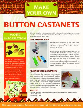 Preview of Make Your Own (Button) Castanets!