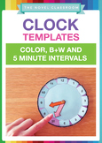 Make Your Own Clock Template - Math Time Activity