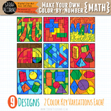 Make Your Own Color-By-Number Clip Art - MATH