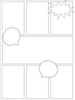Make Your Own Comic Book - Comic Book Pages by Forgetful Momma | TpT