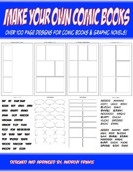 Preview of Make Your Own Comic Books - Page Design Templates and Tools for Comics and Manga