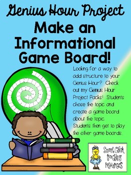 Preview of Make Your Own Game Board for ANY Topic - Great for Genius Hour Projects!
