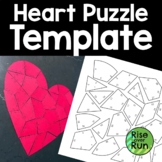 Heart Puzzle Template for Teachers and TpT Sellers | Make 