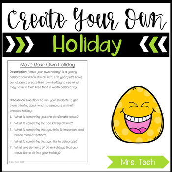 Preview of Make Your Own Holiday Activity Freebie