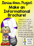 Make Your Own Informational Brochure ANY Topic - Great for