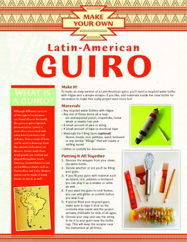 Preview of Make Your Own Latin American Guiro