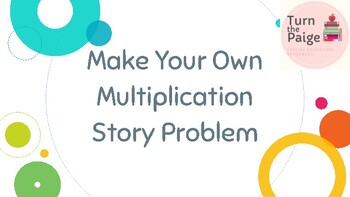 Preview of Make Your Own Multiplication Story Problem