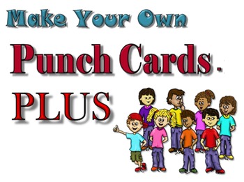Preview of Make Your Own PUNCH CARDS - PLUS!