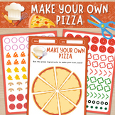 Make Your Own Pizza Activity | Make A Pizza Cut and Paste 