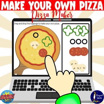 Preview of Make Your Own Pizza BOOM Cards