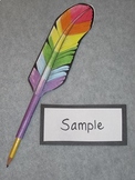 Make Your Own Quill Pen/Pencil! Two Sided Fun Craft