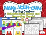 Make-Your-Own Sorting Centers: Editable Mats, Pieces & Rec