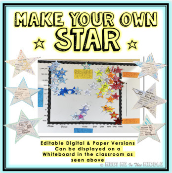 Preview of Make Your Own Star! Star Characteristics & Graphing - H-R Diagram