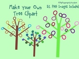 Make Your Own Tree Clipart for Personal and Commercial Use