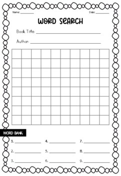 Make Your Own Word Search For Students By Danielle H 