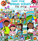 Make Your Spring scenes- Bundle- 134 items!