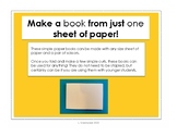 Make a Book with One Sheet of Paper