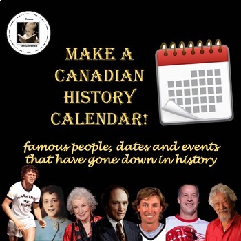 Preview of Make a Canadian History Calendar!