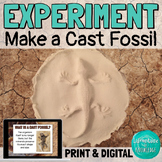 Make a Cast Fossil Science Experiment PRINT and DIGITAL