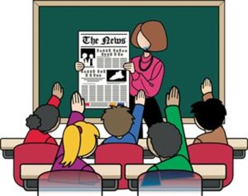 Preview of Reading Lesson Activities ~ Make a Classroom Newspaper ~ Text & Graphic Features