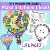 Make a Clock - Hot Air Balloon Craft & Classroom Display -