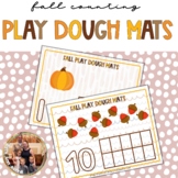 Fall Counting Play Dough Mats for Preschoolers