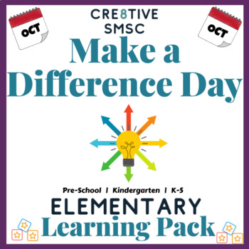 Preview of Make a Difference Day Elementary Pack