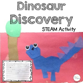 Preview of Make a Dinosaur STEM Activity Narrative Writing