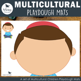 Multicultural Kids Playdough Mats
