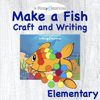 Preview of Make a Fish with Scales Pattern-Making Craft and Expository Writing Activity