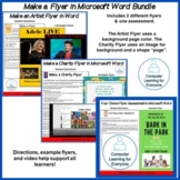 Make a Flyer in Word Bundle