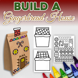 Gingerbread House Christmas Craft! Paper Bag Coloring Activity