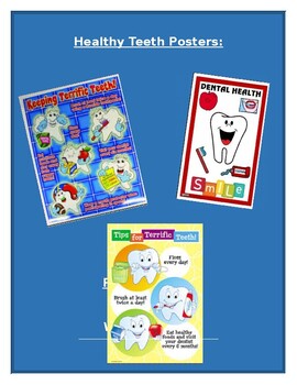 Make a Healthy Teeth Poster by Mr Second Grade | TPT