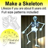 Art Lesson, Make a Life size Skeleton if you are about 6 y