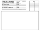 Make a Map of Our Classroom- Activity Sheet and Rubric