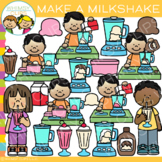 How to Make a Milkshake Sweet Treat Sequencing Clip Art