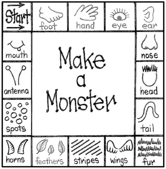 Preview of Make-a-Monster Activity