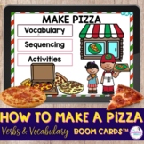 How to Make a Pizza Sequencing with Pictures Boom Cards™