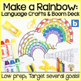 Make a Rainbow - Craftivities and Boom Cards for Distance 