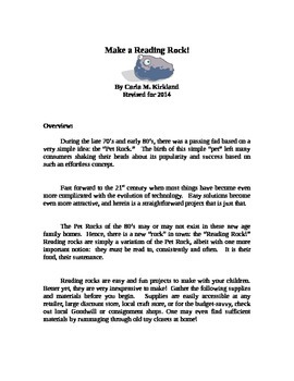 Preview of Make a Reading Rock!