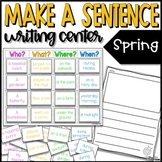 Spring - Make a Sentence Writing Center