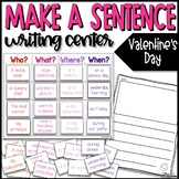 Valentine's Day | Make a Sentence Writing Center