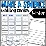 Winter | Make a Sentence Writing Center