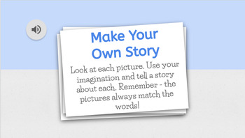 Preview of Make a Story - Illustration/Photo & Text Connection