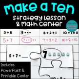 Make a Ten Addition Strategy Lesson and Math Center | Make