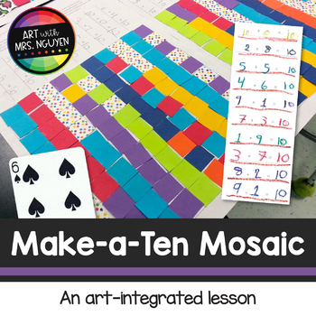 Preview of Make-a-Ten Mosaic  - Arts Integration